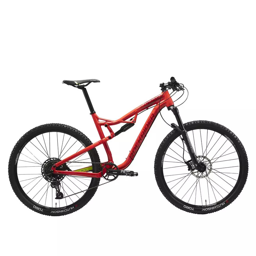Vélo VTT XC 100 S 29" EAGLE rouge et jaune